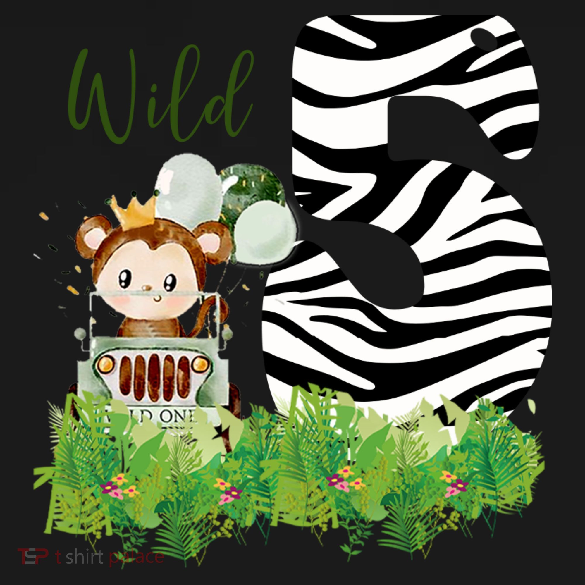 Im Wild And 5 Zoo Theme Birthday Safari Jungle Animal Women's Hoodie