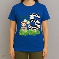 Im Wild And 5 Zoo Theme Birthday Safari Jungle Animal T-Shirt thumb 4
