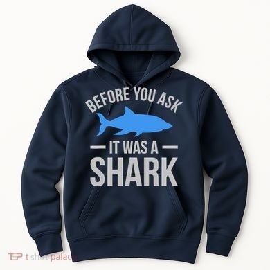 It Was A Shark Funny Amputee Prosthetic Surgery Graphic Hoodie