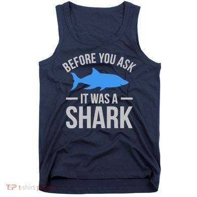 It Was A Shark Funny Amputee Prosthetic Surgery Graphic Tank Top