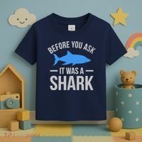It Was A Shark Funny Amputee Prosthetic Surgery Graphic Toddler T-Shirt thumb 3