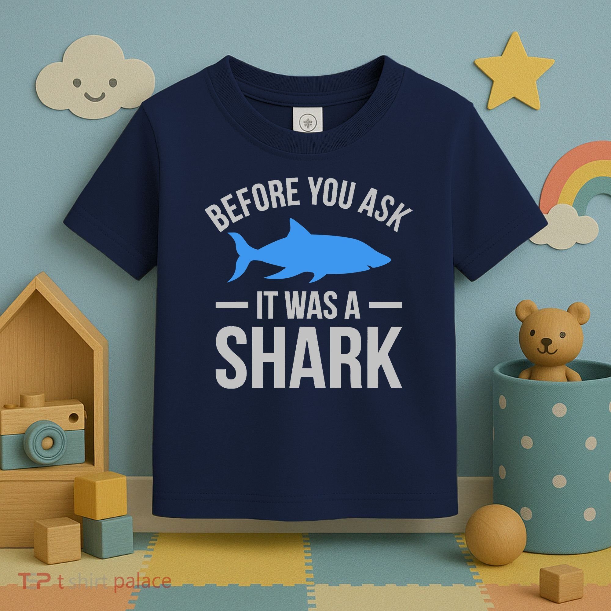 It Was A Shark Funny Amputee Prosthetic Surgery Graphic Toddler T-Shirt