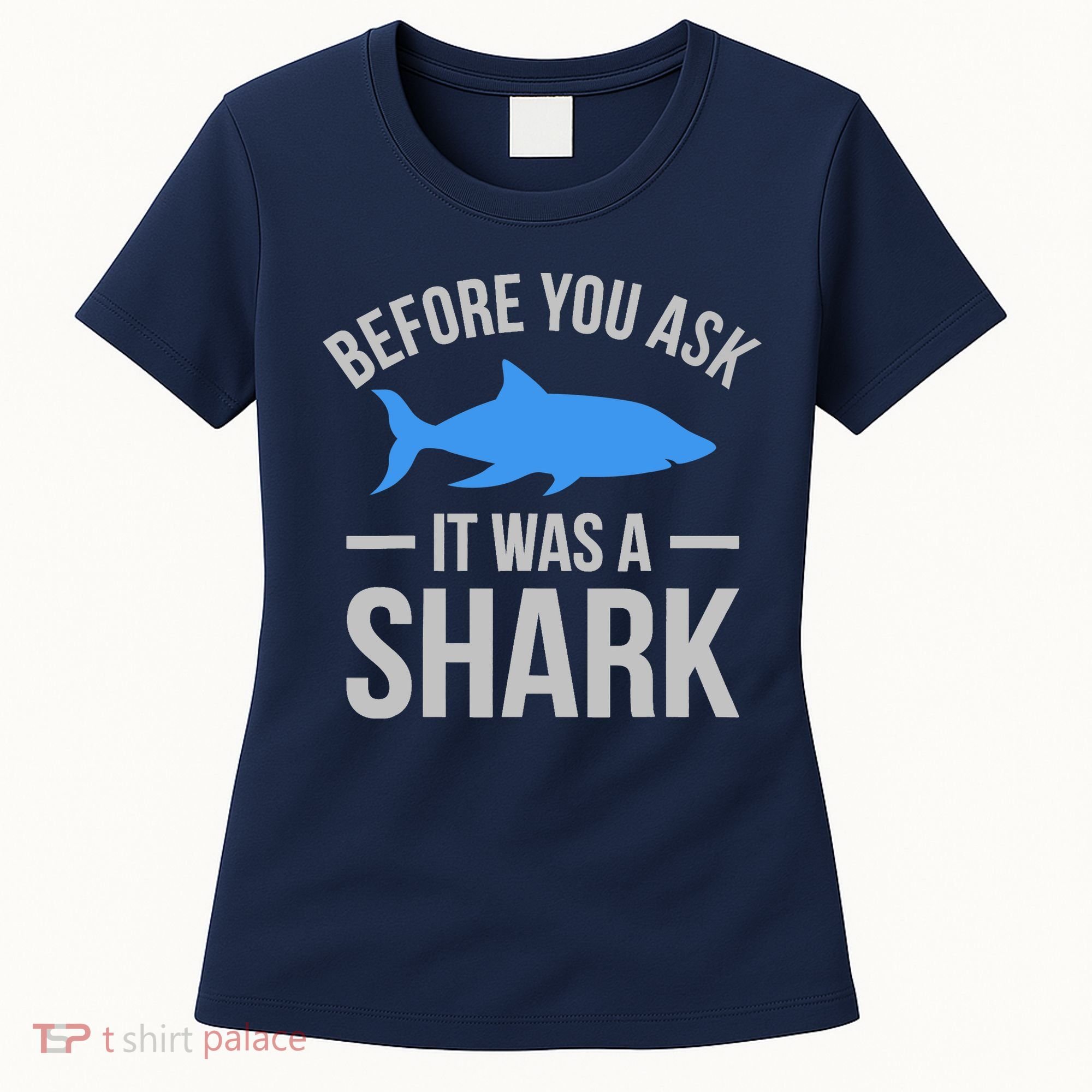 It Was A Shark Funny Amputee Prosthetic Surgery Graphic Women's T-Shirt