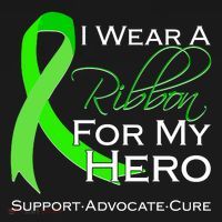 I Wear A Green For My Hero Bone Marrow Awareness Women's Tank Top thumb 5