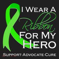 I Wear A Green For My Hero Bone Marrow Awareness Hat thumb 2