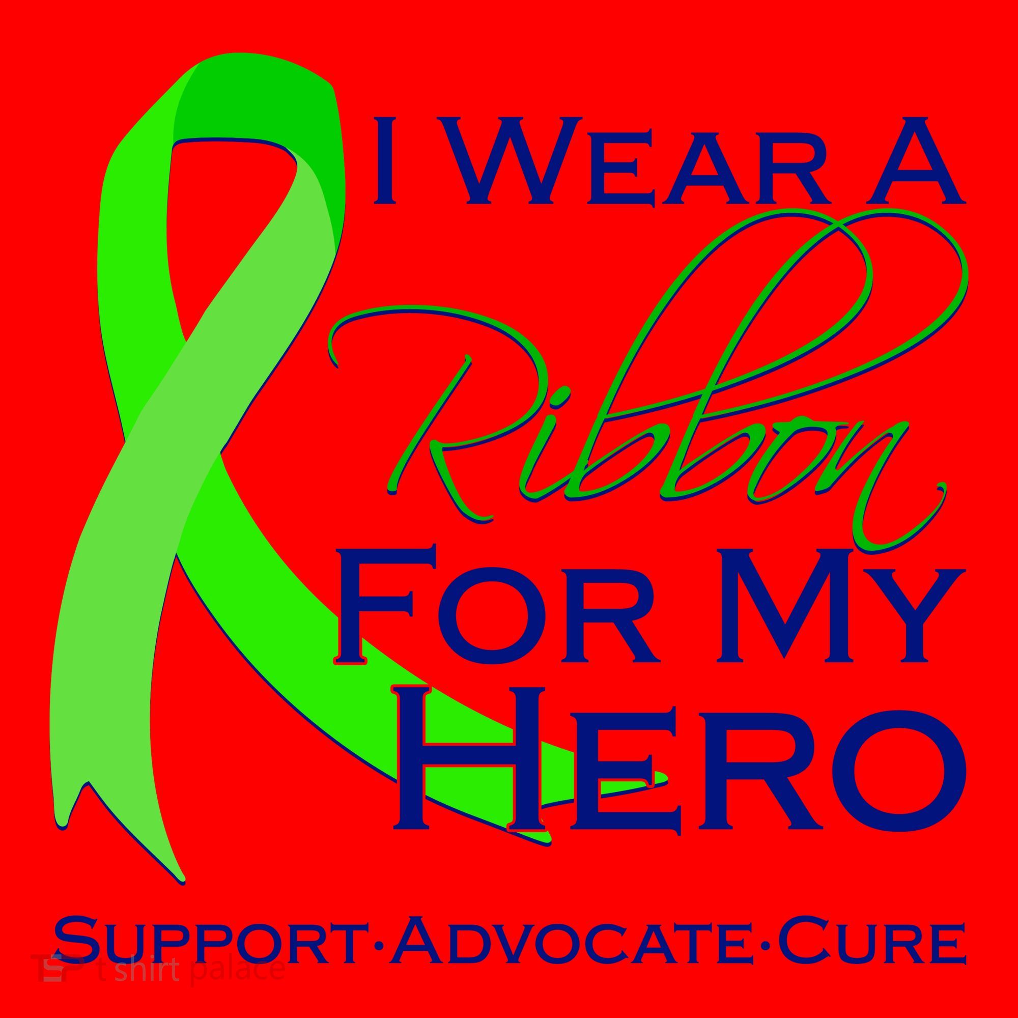 I Wear A Green For My Hero Bone Marrow Awareness Santa Hat