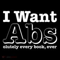I Want Abs Olutely Every Books Ever Mousepad thumb 1