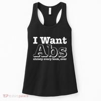 I Want Abs Olutely Every Books Ever Women's Tank Top thumb 0