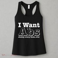 I Want Abs Olutely Every Books Ever Women's Tank Top thumb 3