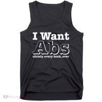 I Want Abs Olutely Every Books Ever Tank Top thumb 0