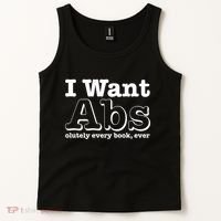 I Want Abs Olutely Every Books Ever Tank Top thumb 2