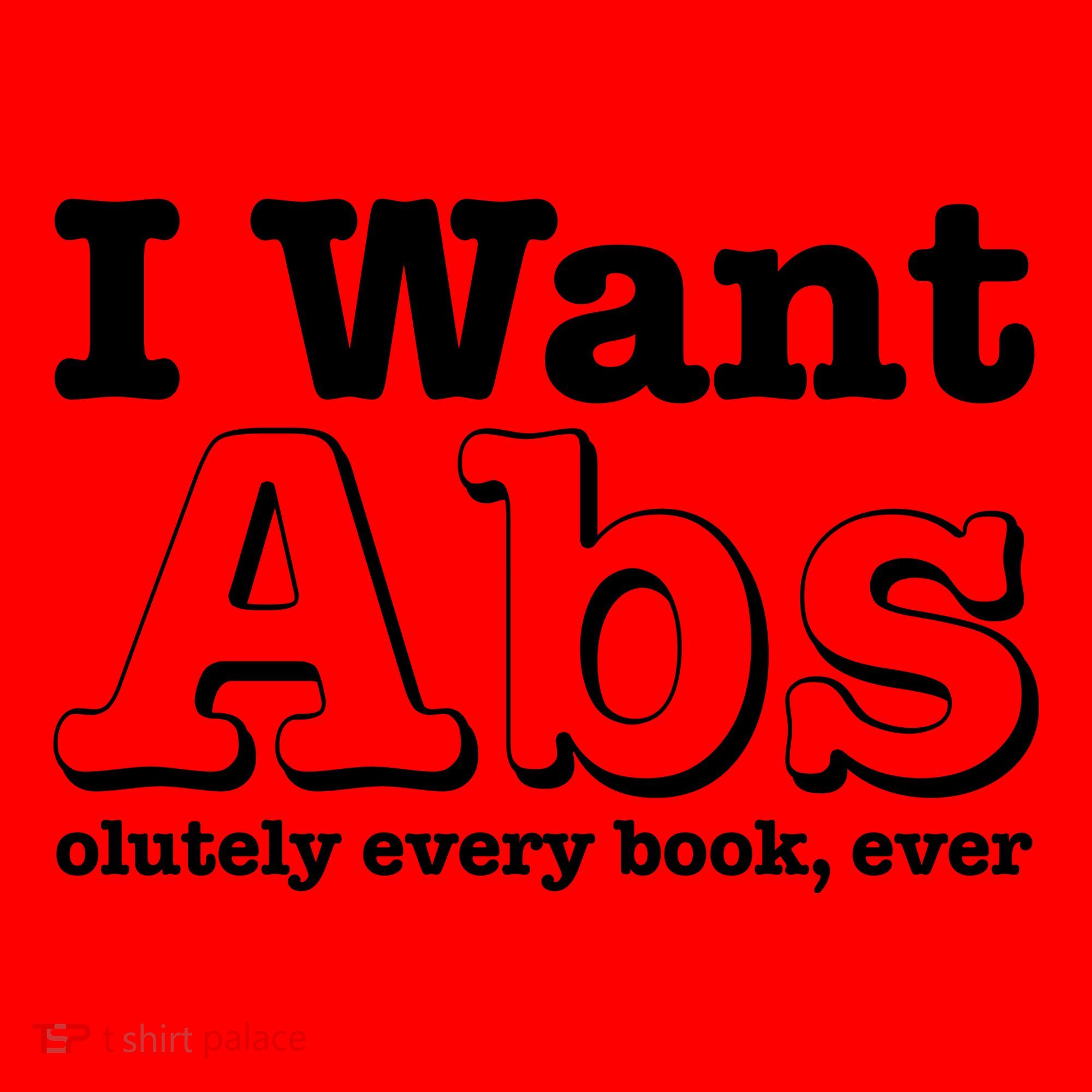 I Want Abs Olutely Every Books Ever Santa Hat