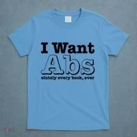 I Want Abs Olutely Every Books Ever T-Shirt thumb 4