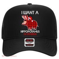 I Want A Hippopotamus For Christmas Plaid Hippo Pajamas Xmas Gift Hat thumb 0