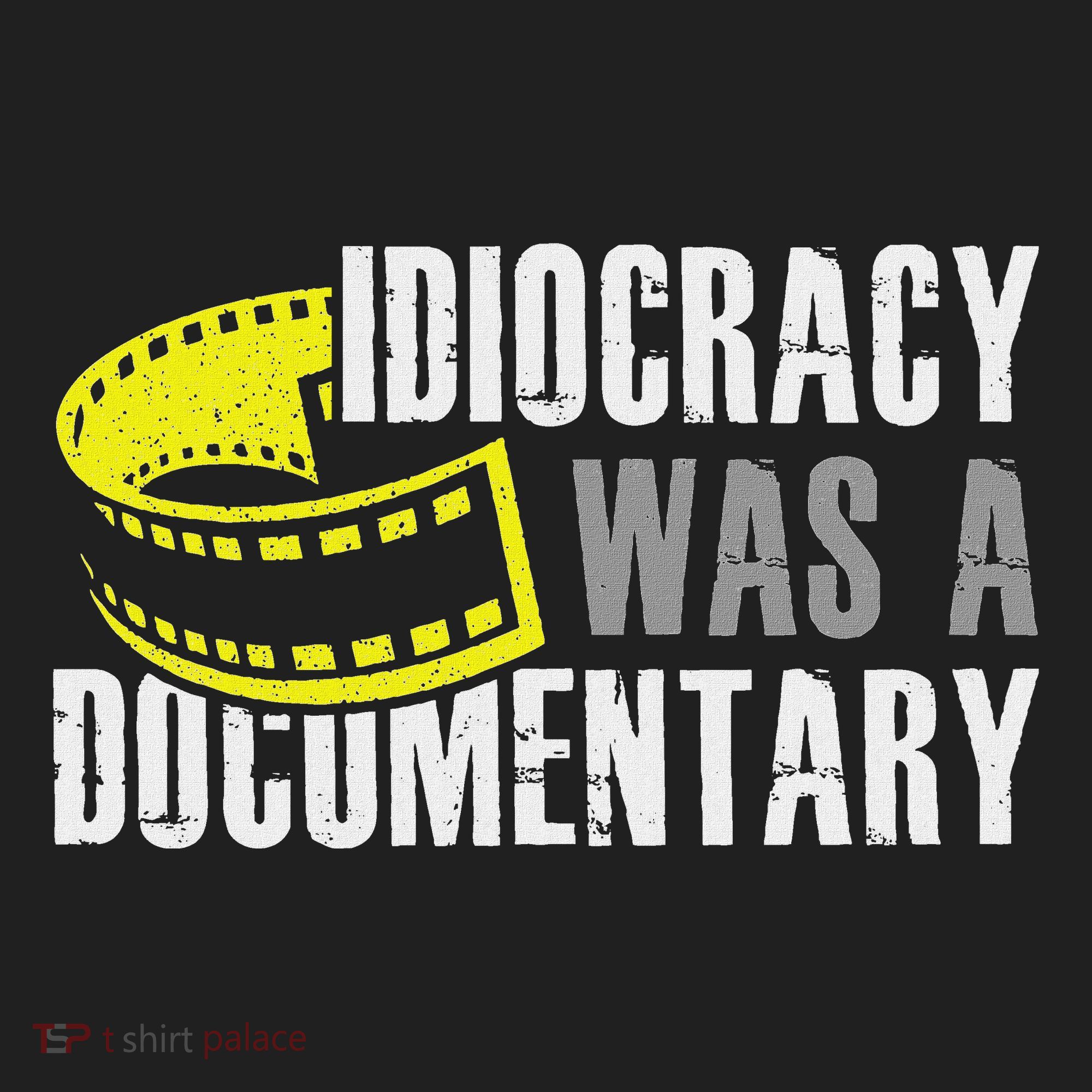 Idiocracy Was A Documentary Sarcastic Funny Saying Golf Towel