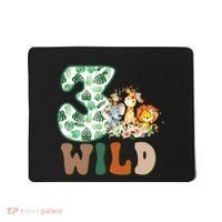 Im Wild And 3 Birthday Safari Jungle Zoo 3rd Bday Three Gift Mousepad thumb 0