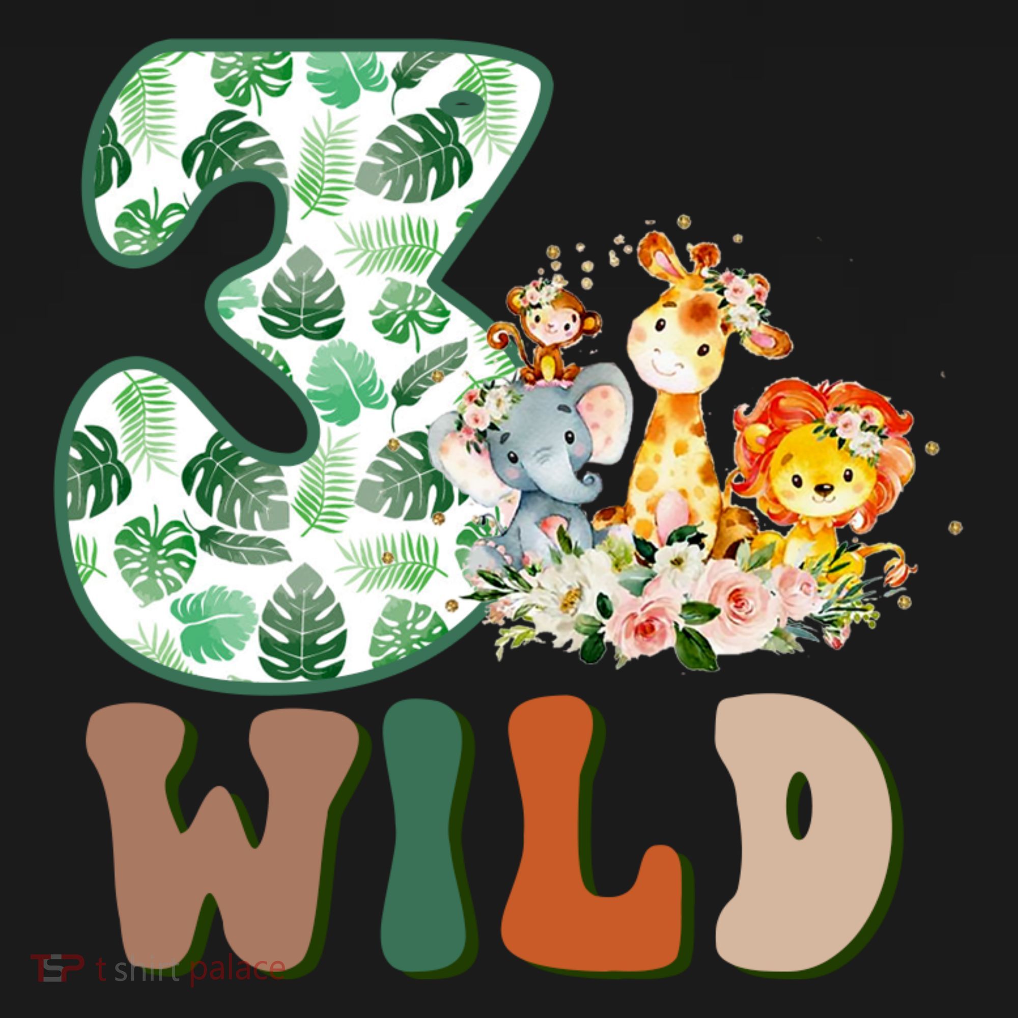 Im Wild And 3 Birthday Safari Jungle Zoo 3rd Bday Three Gift Mousepad