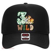 Im Wild And 3 Birthday Safari Jungle Zoo 3rd Bday Three Gift Hat thumb 0