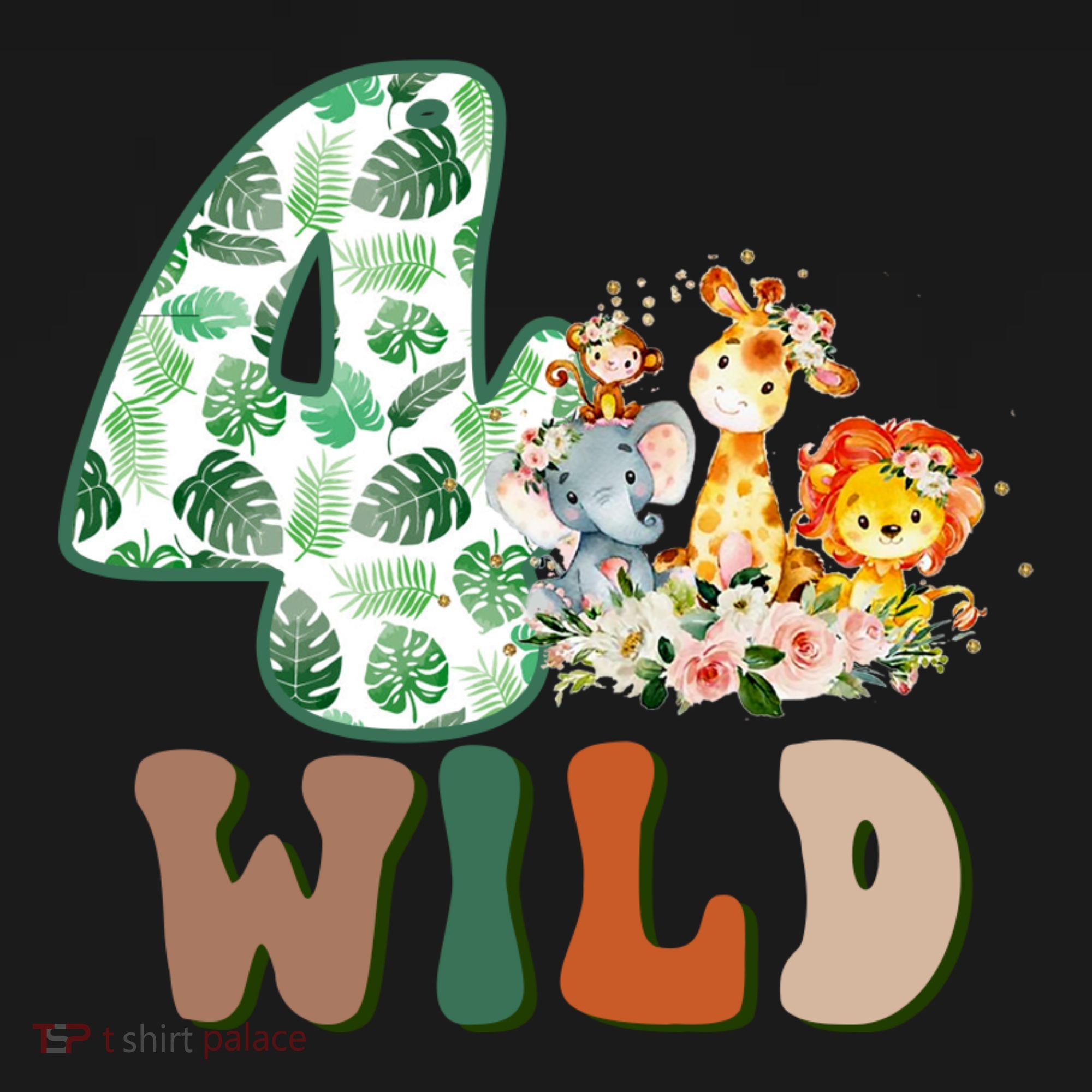 Im Wild And 4 Birthday Safari Jungle Zoo 4th Bday Fourth Gift Apron