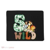 Im Wild And 5 Birthday Safari Jungle Zoo 5th Bday Fifth Gift Mousepad thumb 0