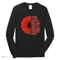 I Wear a Little Poppy Long Sleeve Shirt thumb 0