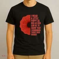 I Wear a Little Poppy T-Shirt thumb 3