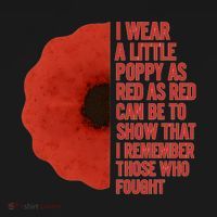 I Wear a Little Poppy T-Shirt thumb 7