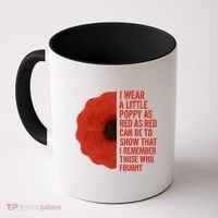 I Wear a Little Poppy Coffee Mug thumb 0