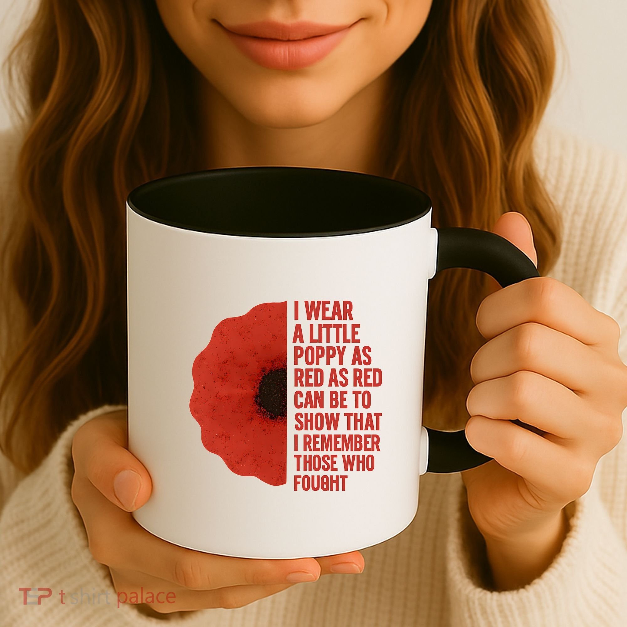 I Wear a Little Poppy Coffee Mug