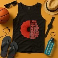 I Wear a Little Poppy Tank Top thumb 4