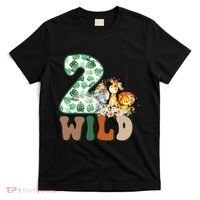 Im Wild And 2 Birthday Safari Jungle Zoo 2nd Bday Fifth Gift T-Shirt thumb 0