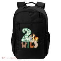 Im Wild And 2 Birthday Safari Jungle Zoo 2nd Bday Fifth Gift Backpack thumb 0