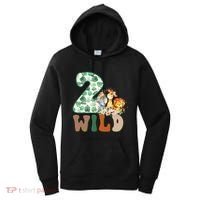 Im Wild And 2 Birthday Safari Jungle Zoo 2nd Bday Fifth Gift Women's Hoodie thumb 0