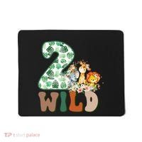 Im Wild And 2 Birthday Safari Jungle Zoo 2nd Bday Fifth Gift Mousepad thumb 0