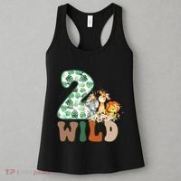 Im Wild And 2 Birthday Safari Jungle Zoo 2nd Bday Fifth Gift Women's Tank Top thumb 3