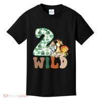 Im Wild And 2 Birthday Safari Jungle Zoo 2nd Bday Fifth Gift Kids T-Shirt thumb 0