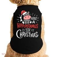 I Want A Hippopotamus For Christmas Funny Cute Doggie Tank thumb 0