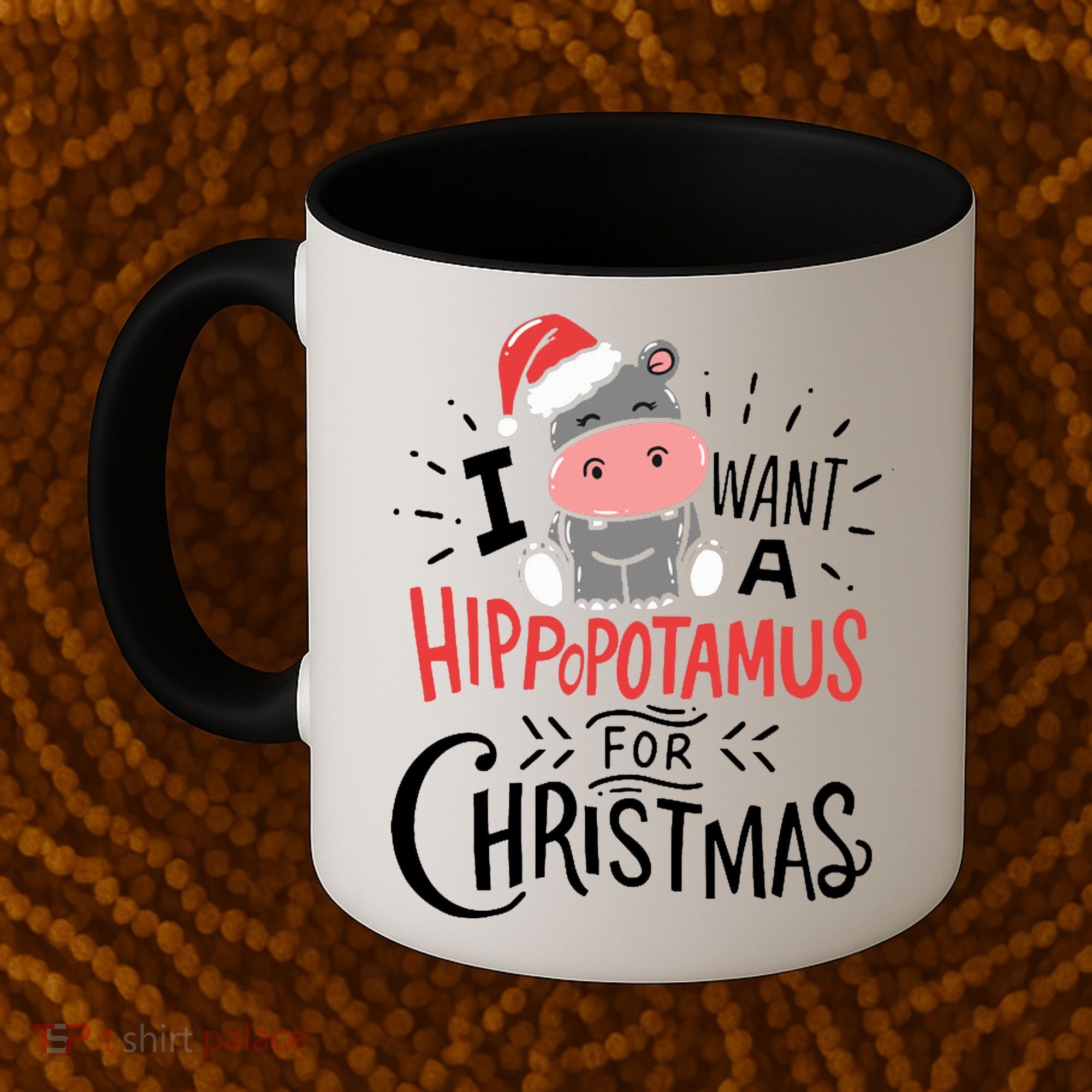 I Want A Hippopotamus For Christmas Funny Cute Coffee Mug