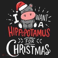 I Want A Hippopotamus For Christmas Funny Cute Beanie thumb 2