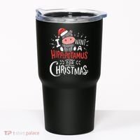 I Want A Hippopotamus For Christmas Funny Cute Tumbler thumb 0