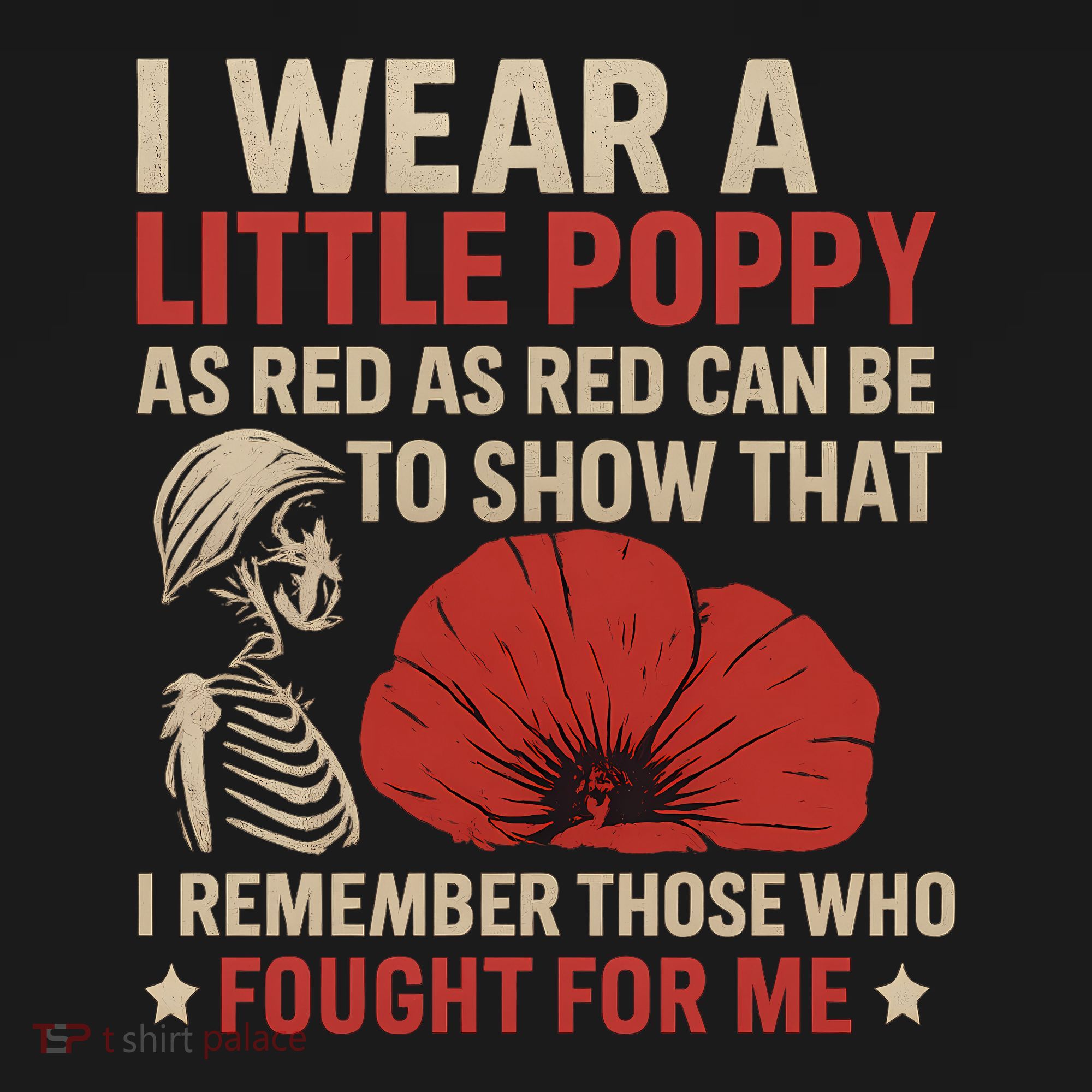 I Wear a Little Poppy Long Sleeve Shirt