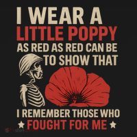I Wear a Little Poppy Apron thumb 3