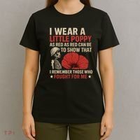 I Wear a Little Poppy T-Shirt thumb 4