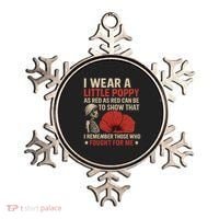 I Wear a Little Poppy Ornament thumb 0