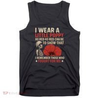 I Wear a Little Poppy Tank Top thumb 0