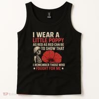 I Wear a Little Poppy Tank Top thumb 2