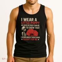 I Wear a Little Poppy Tank Top thumb 3