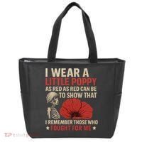 I Wear a Little Poppy Tote Bag thumb 0