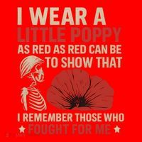 I Wear a Little Poppy Santa Hat thumb 1