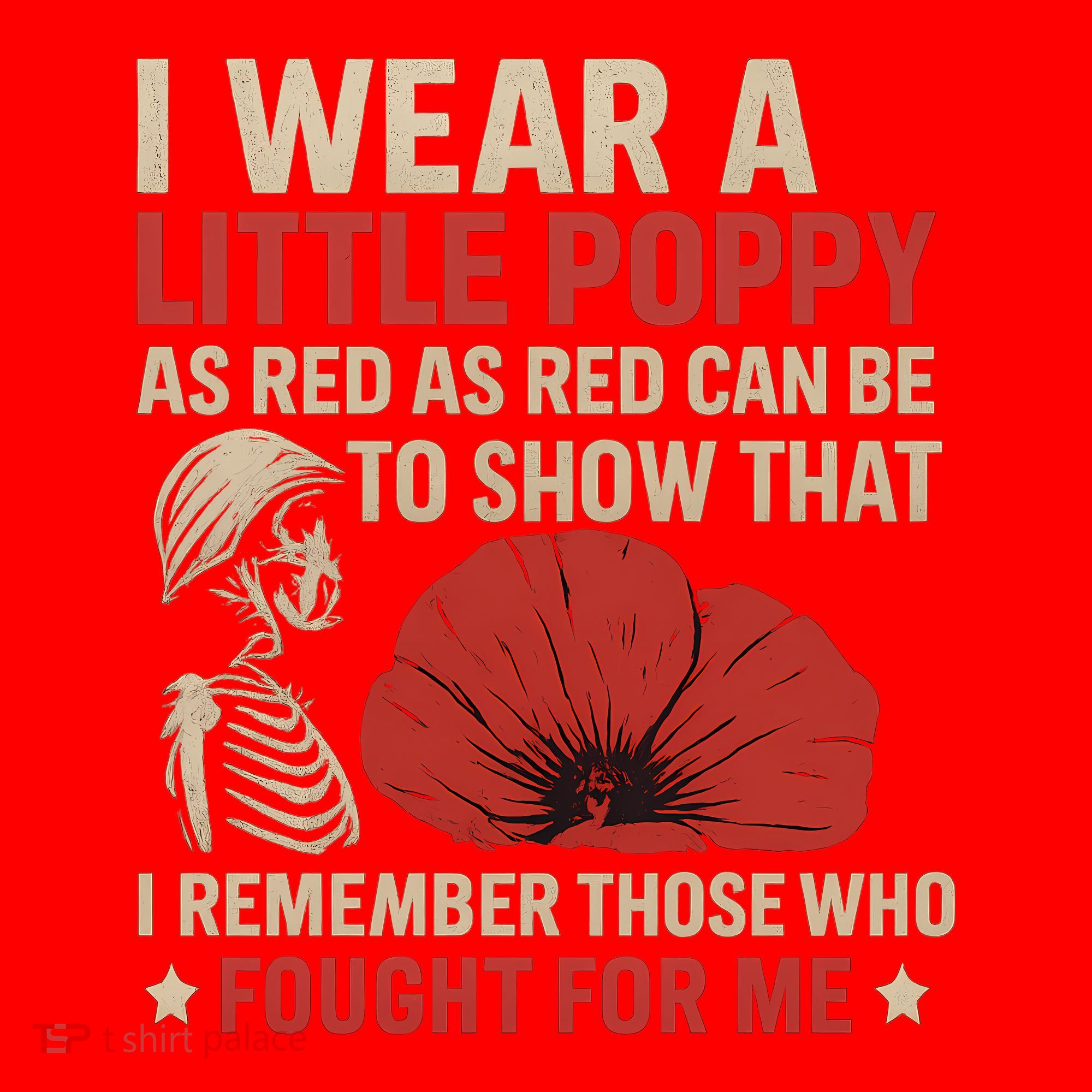 I Wear a Little Poppy Santa Hat